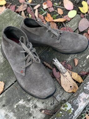 Eddie Bauer Men's Departure Brown Suede Chukka Lace Up Boots Side 11